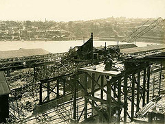 Lavender Bay Station - under construction